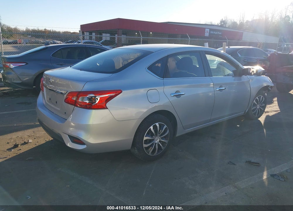 2016 NISSAN SENTRA S VIN: 3N1AB7AP8GY292907
