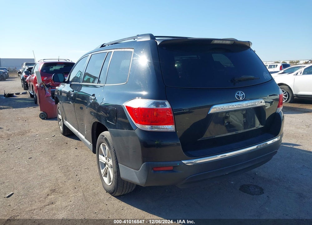 2013 TOYOTA HIGHLANDER VIN: 5TDZA3EH0DS041350