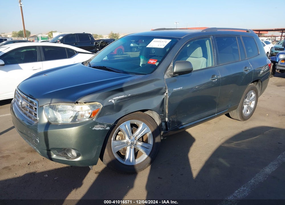 2008 TOYOTA HIGHLANDER SPORT VIN: JTEDS43A482008380