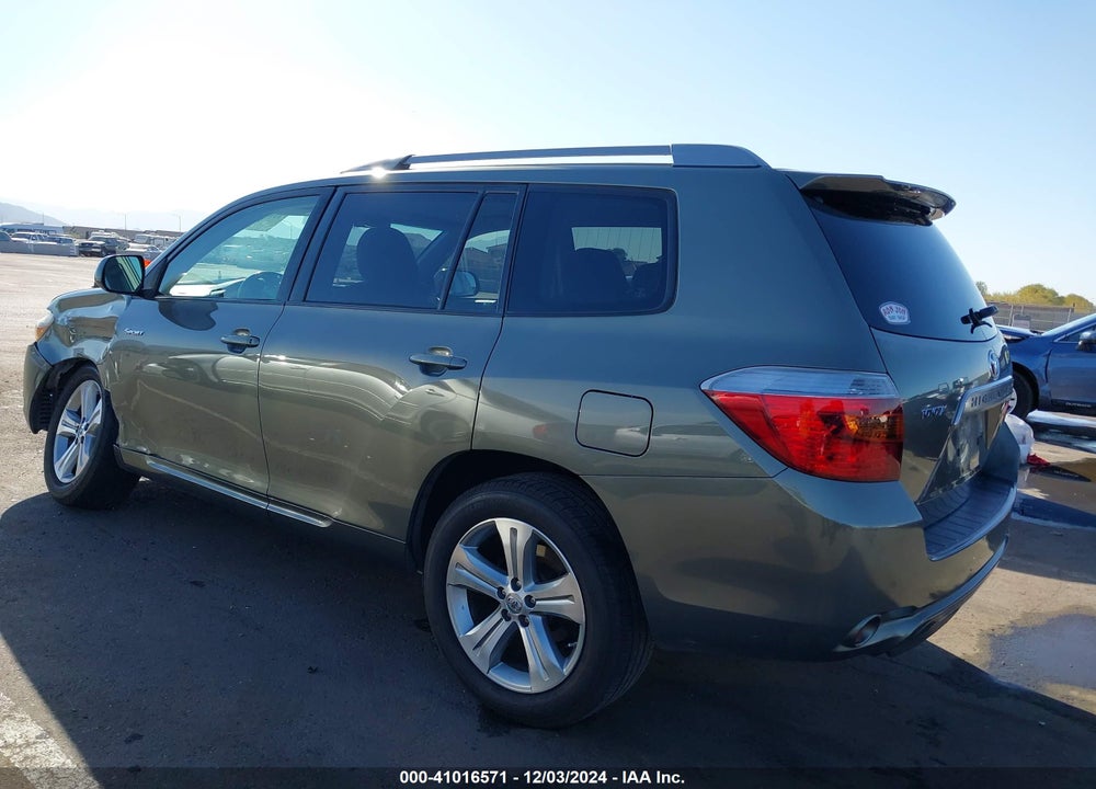 2008 TOYOTA HIGHLANDER SPORT VIN: JTEDS43A482008380