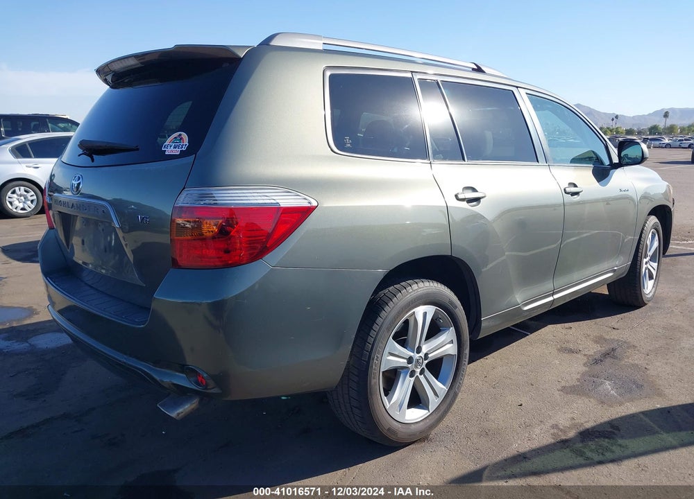 2008 TOYOTA HIGHLANDER SPORT VIN: JTEDS43A482008380