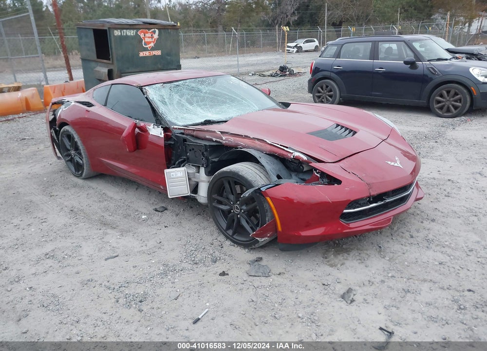 2015 CHEVROLET CORVETTE STINGRAY Z51 VIN: 1G1YK2D73F5114059