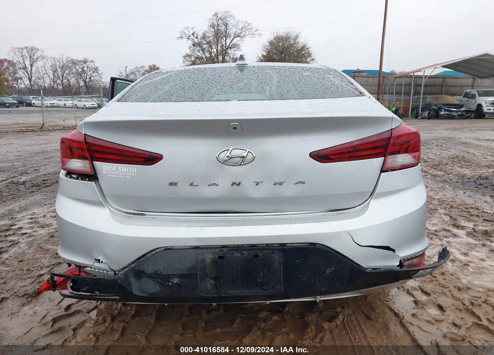 2019 HYUNDAI ELANTRA VIN: KMHD84LF9KU806721