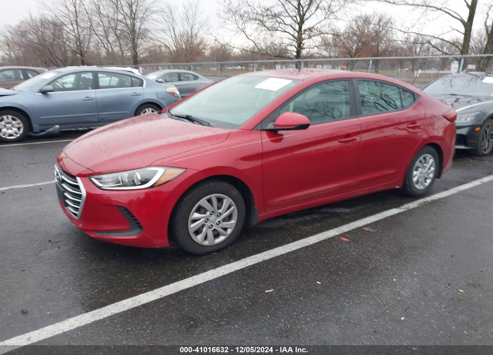 2017 HYUNDAI ELANTRA SE VIN: KMHD74LF7HU431410
