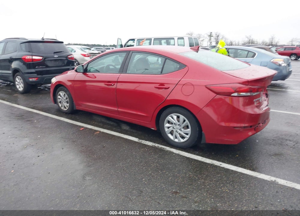 2017 HYUNDAI ELANTRA SE VIN: KMHD74LF7HU431410