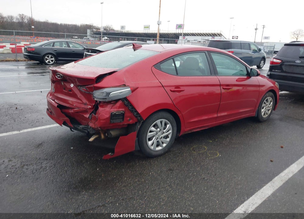 2017 HYUNDAI ELANTRA SE VIN: KMHD74LF7HU431410