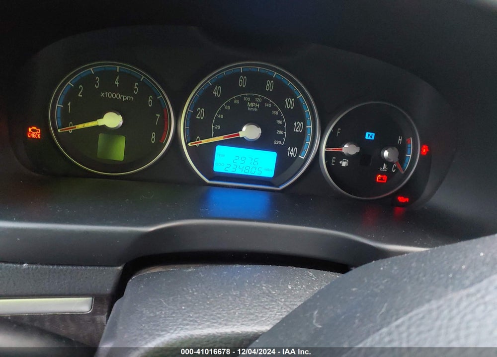 2008 HYUNDAI SANTA FE GLS VIN: 5NMSG73D38H206291