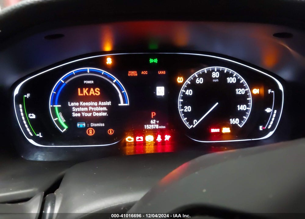 2019 HONDA ACCORD HYBRID VIN: 1HGCV3F12KA011659