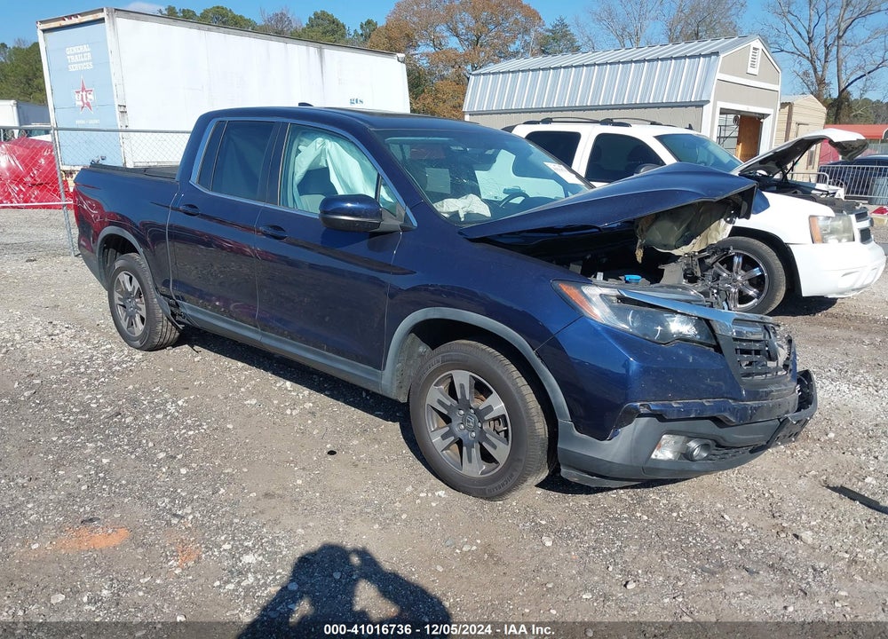 2017 HONDA RIDGELINE RTL VIN: 5FPYK3F55HB038362