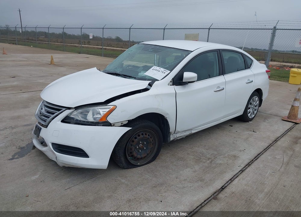 2015 NISSAN SENTRA S VIN: 3N1AB7AP8FY377809