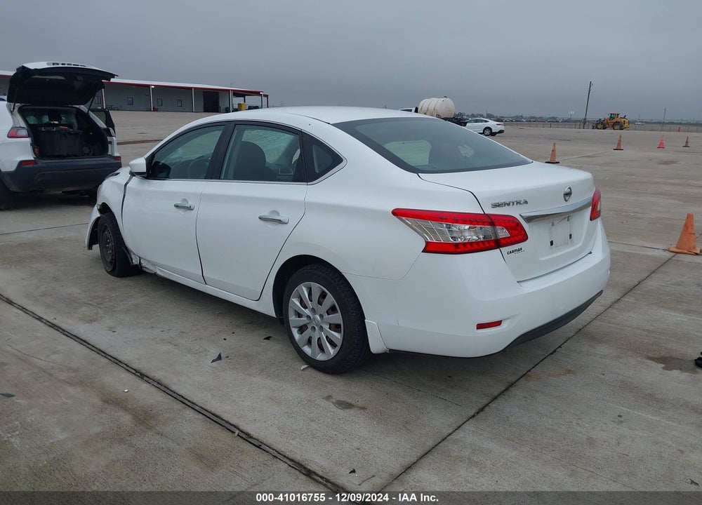 2015 NISSAN SENTRA S VIN: 3N1AB7AP8FY377809