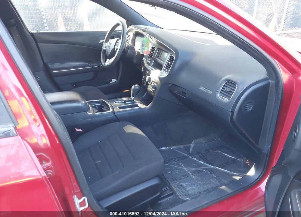 2012 DODGE CHARGER SE VIN: 2C3CDXBG1CH108877