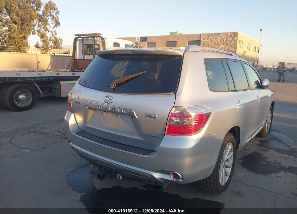 2008 TOYOTA HIGHLANDER HYBRID LIMITED VIN: JTEEW44A482009620