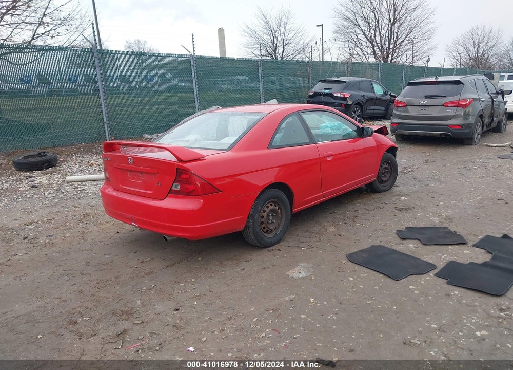 2002 HONDA CIVIC LX VIN: 1HGEM22592L059372