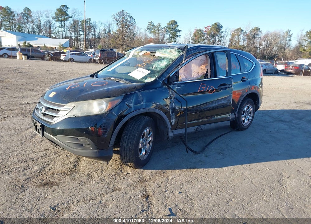 2012 HONDA CR-V LX VIN: 5J6RM4H3XCL027933