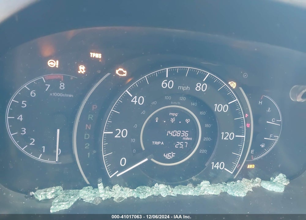 2012 HONDA CR-V LX VIN: 5J6RM4H3XCL027933