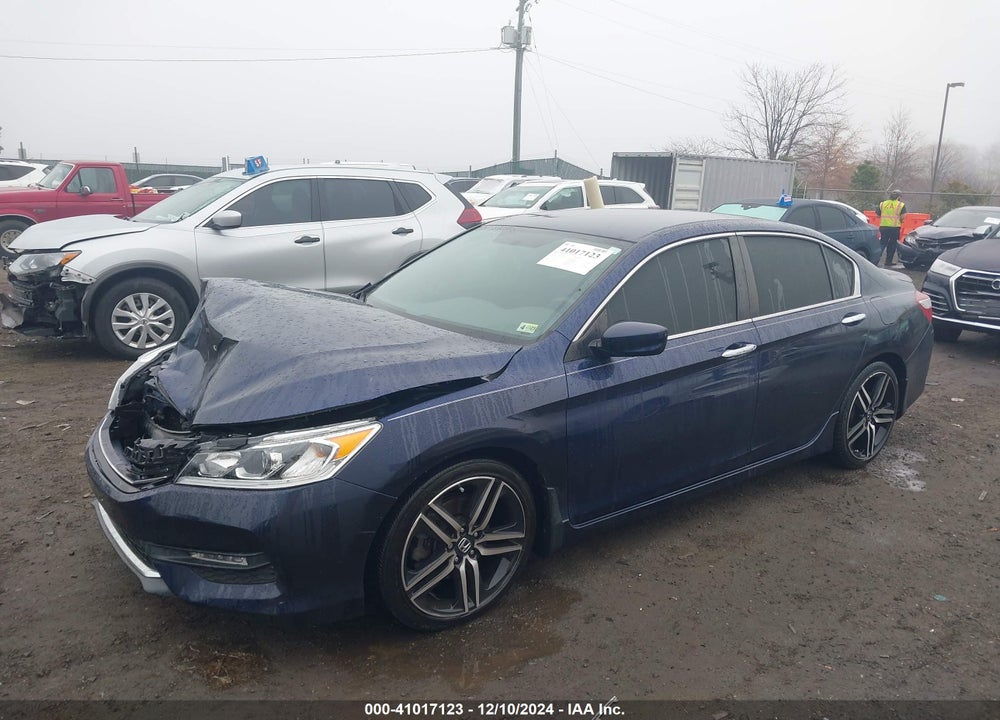 2016 HONDA ACCORD SPORT VIN: 1HGCR2F51GA126021