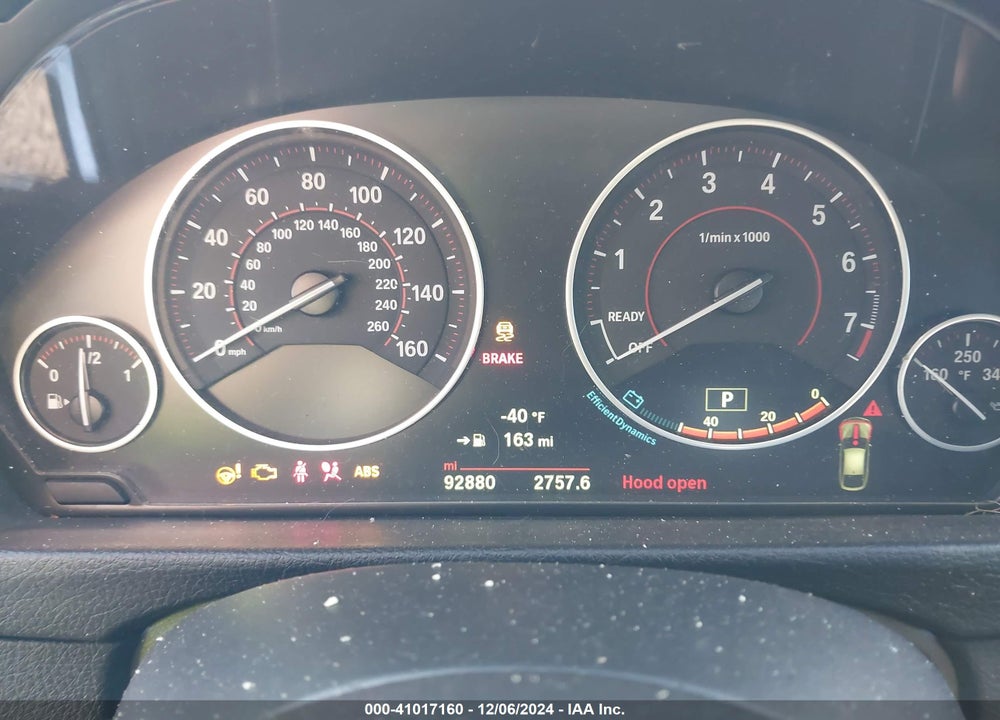 2015 BMW 328I GRAN TURISMO XDRIVE VIN: WBA3X5C50FD560919