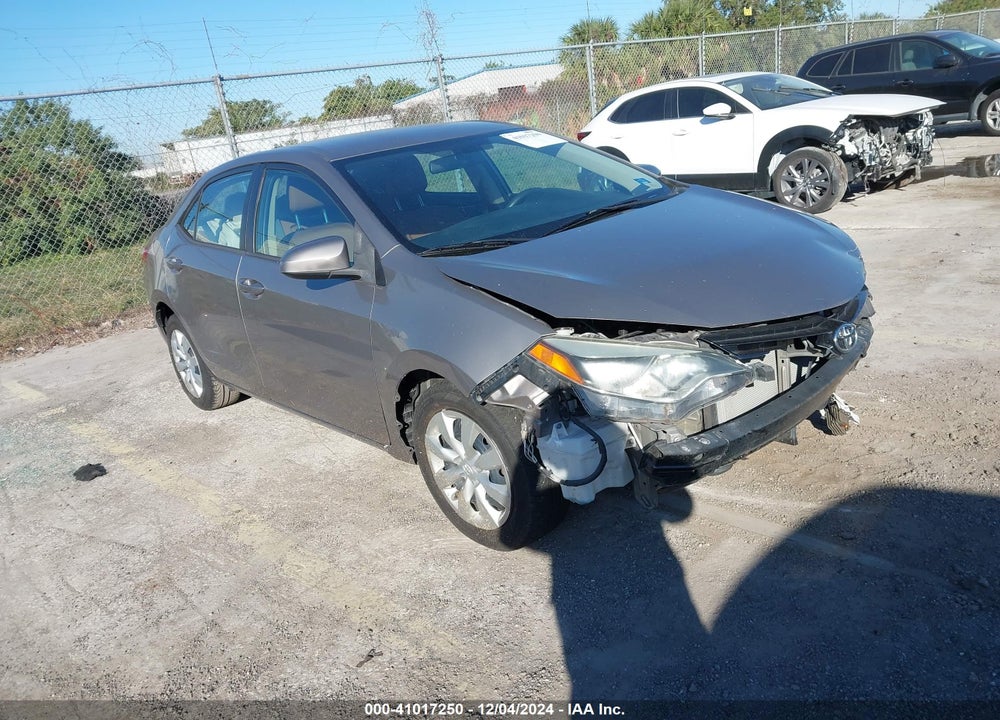 2016 TOYOTA COROLLA LE VIN: 5YFBURHE2GP475375