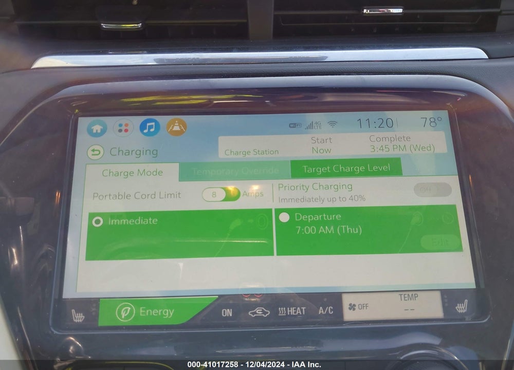 2020 CHEVROLET BOLT EV VIN: 1G1FZ6S04L4117649