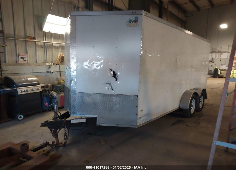 2017 COVERED WAGON TRAILER VIN: 53FBE1622HF033681