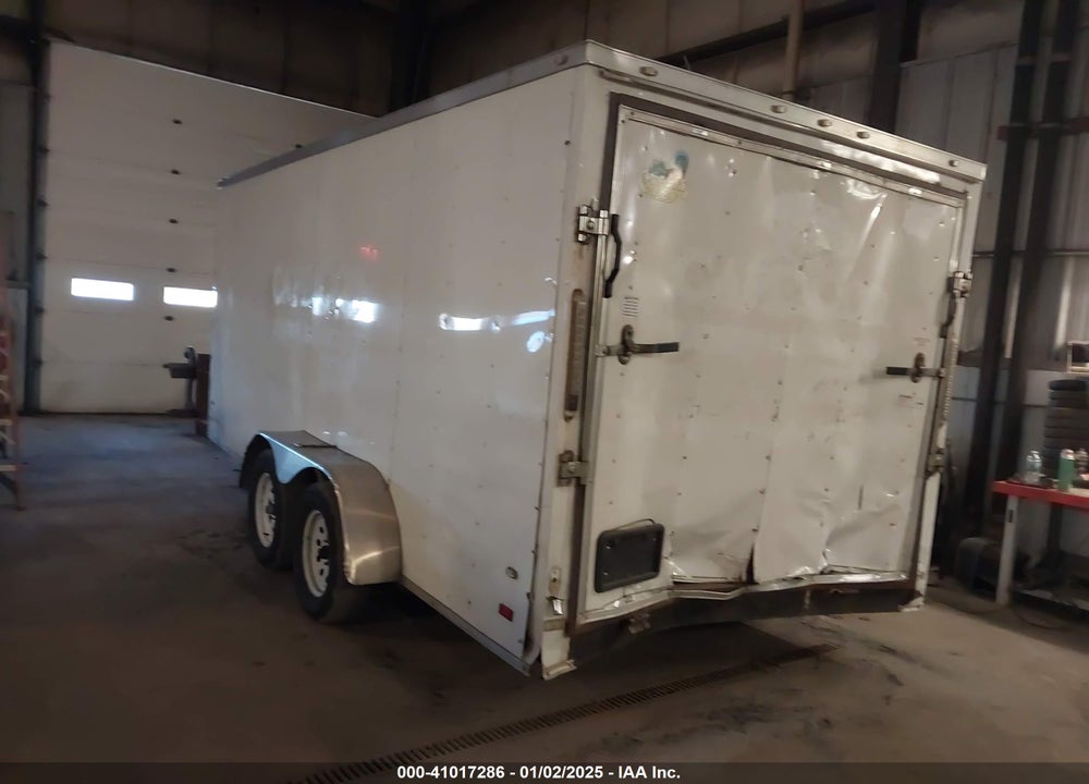 2017 COVERED WAGON TRAILER VIN: 53FBE1622HF033681