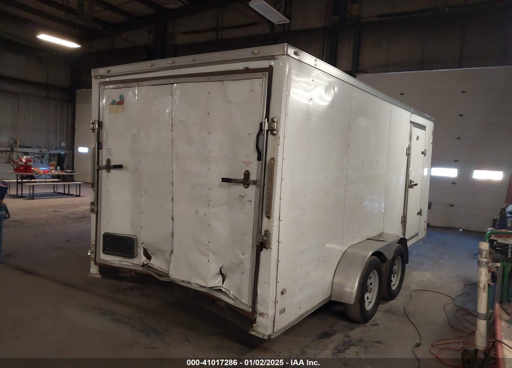 2017 COVERED WAGON TRAILER VIN: 53FBE1622HF033681