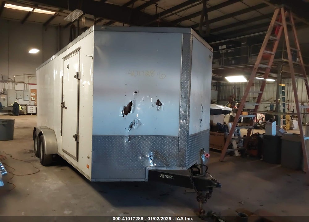 2017 COVERED WAGON TRAILER VIN: 53FBE1622HF033681