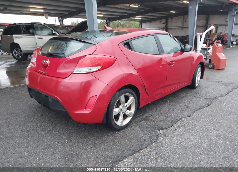 2013 HYUNDAI VELOSTER BASE W/GRAY VIN: KMHTC6AD3DU087461