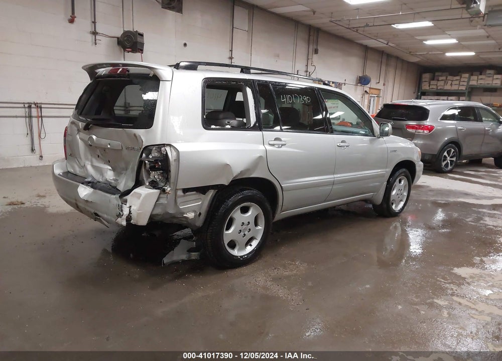 2005 TOYOTA HIGHLANDER VIN: JTEEP21AX50069687
