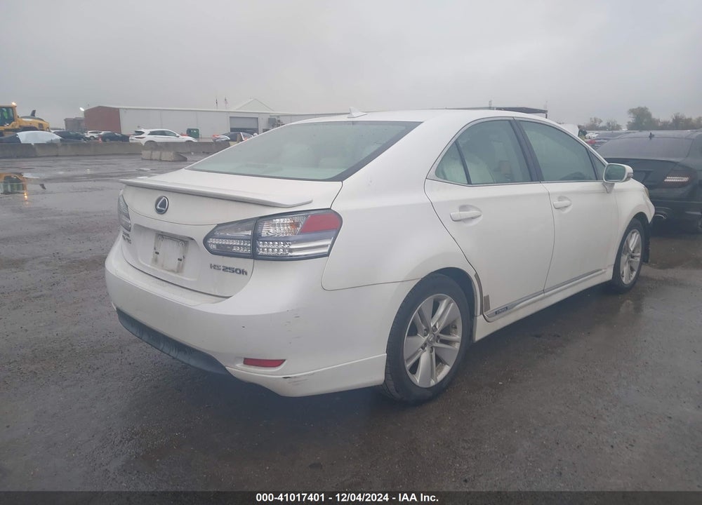 2010 LEXUS HS 250H VIN: JTHBB1BA6A2028677
