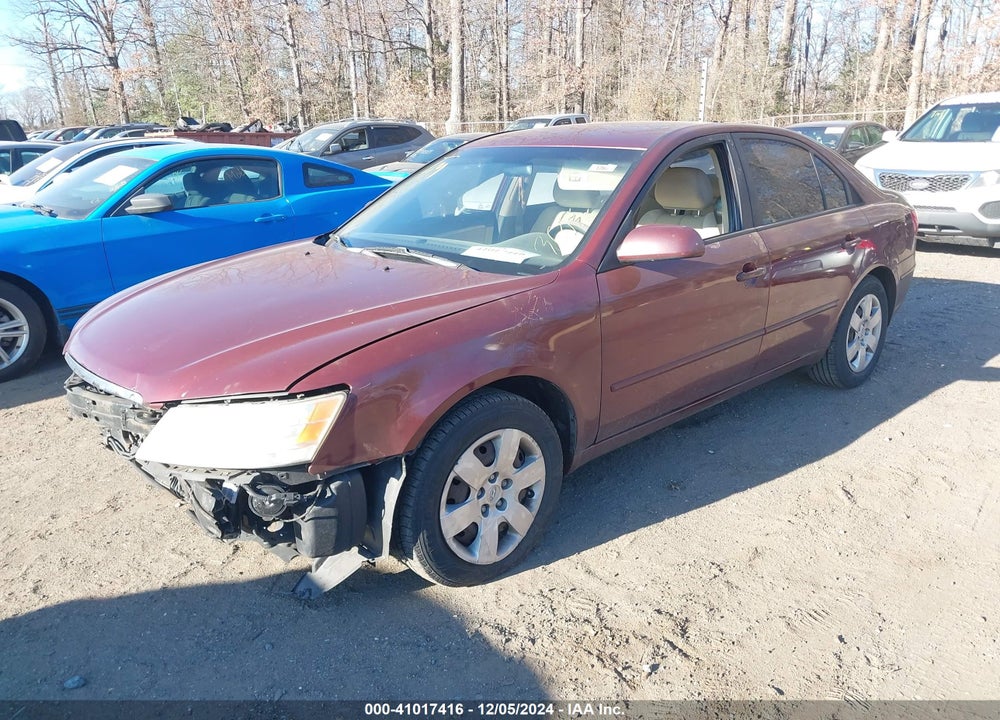 2009 HYUNDAI SONATA GLS VIN: 5NPET46C79H492824