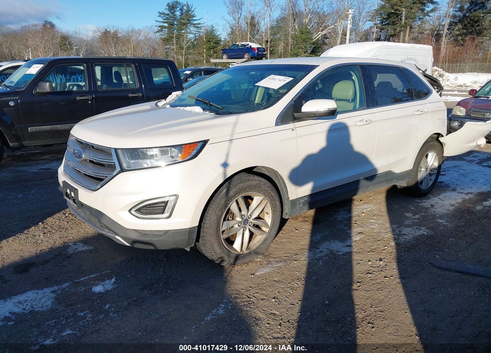 2015 FORD EDGE SEL VIN: 2FMTK4J98FBC21523