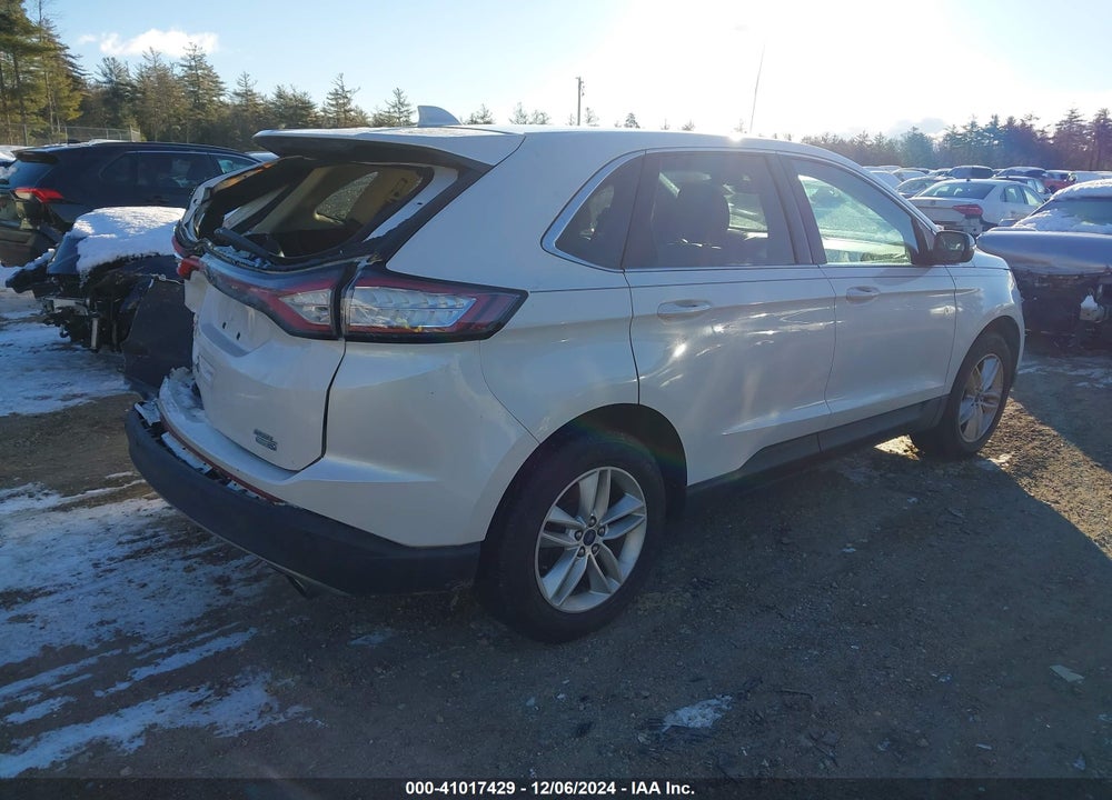 2015 FORD EDGE SEL VIN: 2FMTK4J98FBC21523