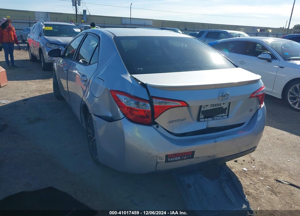 2015 TOYOTA COROLLA S PLUS VIN: 5YFBURHE9FP216462