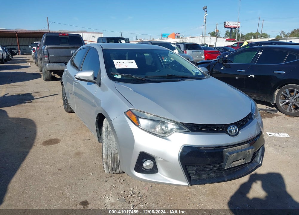 2015 TOYOTA COROLLA S PLUS VIN: 5YFBURHE9FP216462
