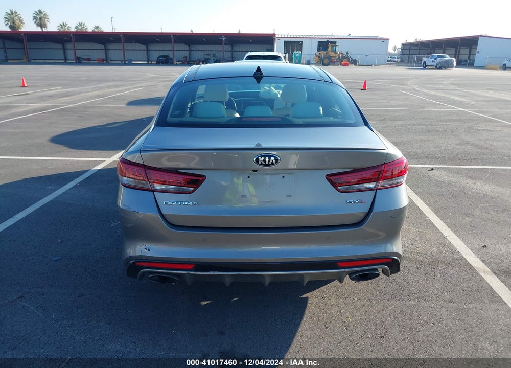 2016 KIA OPTIMA SXL TURBO VIN: 5XXGV4L26GG112332