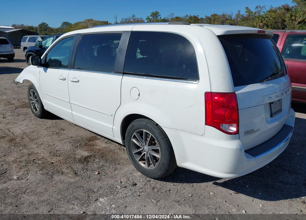 2017 DODGE GRAND CARAVAN SXT VIN: 2C4RDGCG0HR818620