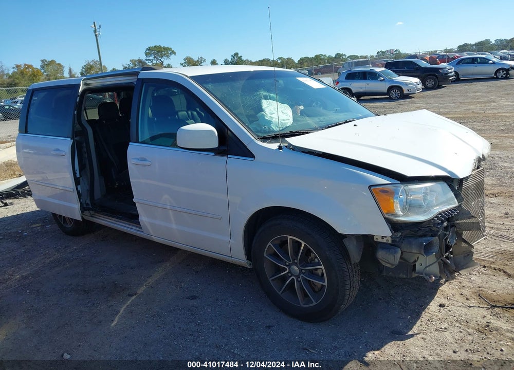2017 DODGE GRAND CARAVAN SXT VIN: 2C4RDGCG0HR818620