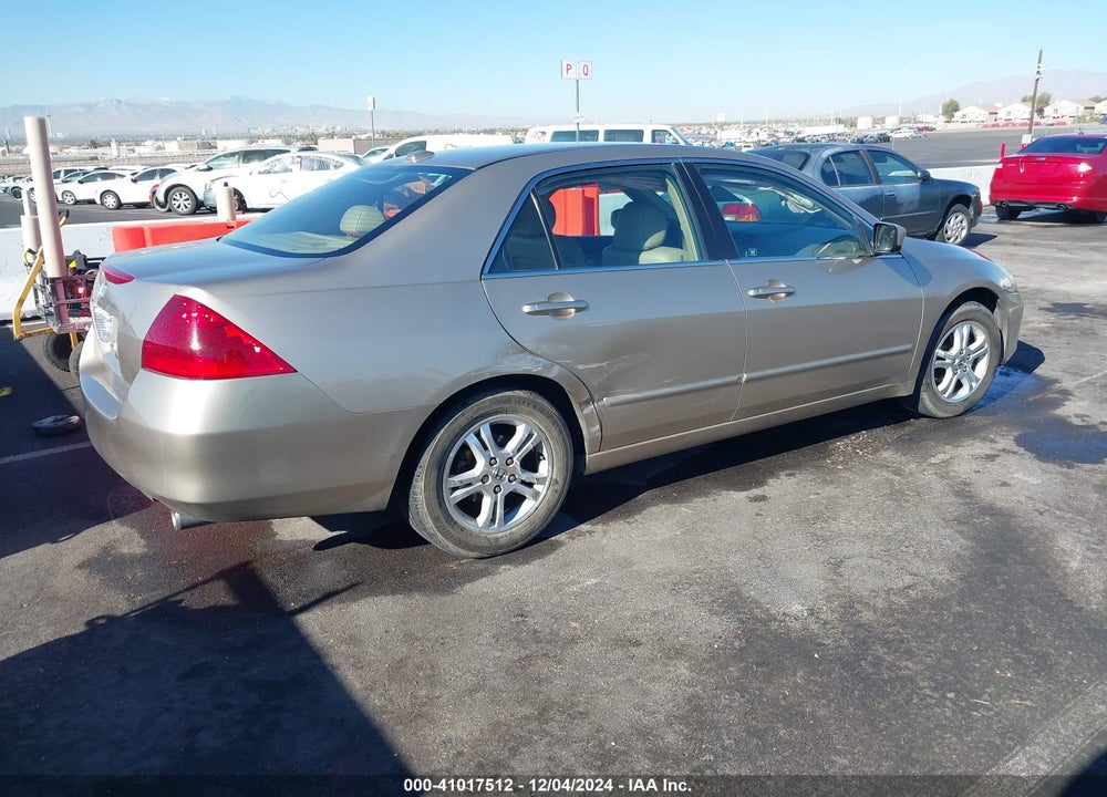 2006 HONDA ACCORD 2.4 EX VIN: 1HGCM568X6A122980