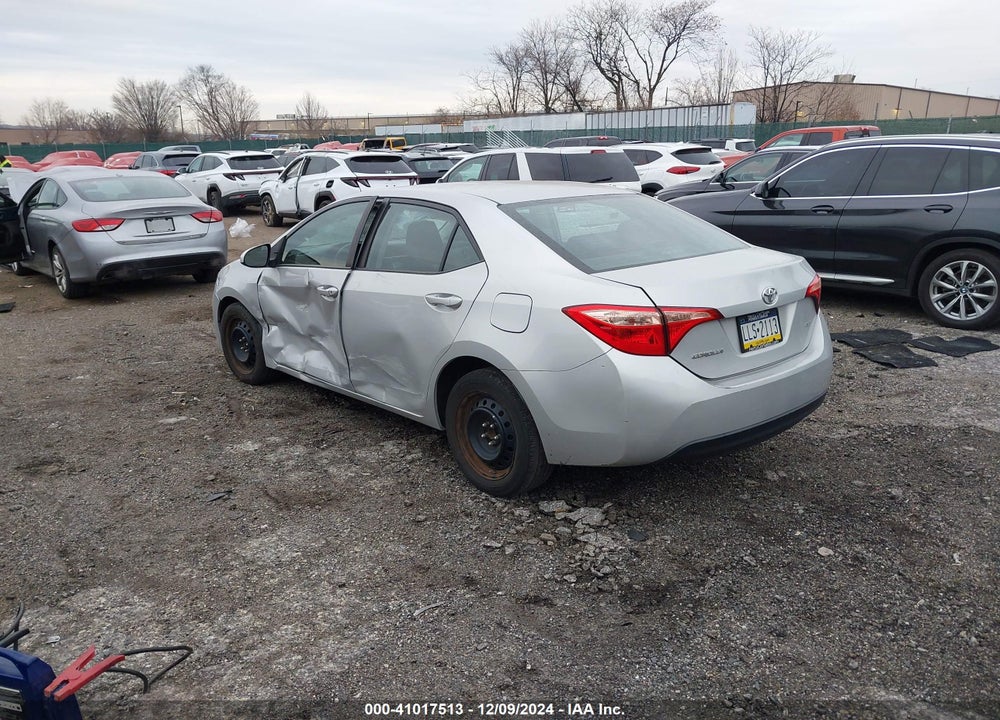 2018 TOYOTA COROLLA VIN: 2T1BURHE5JC124130
