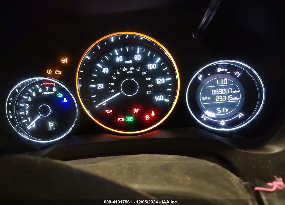 2016 HONDA HR-V LX VIN: 3CZRU6H30GM739514
