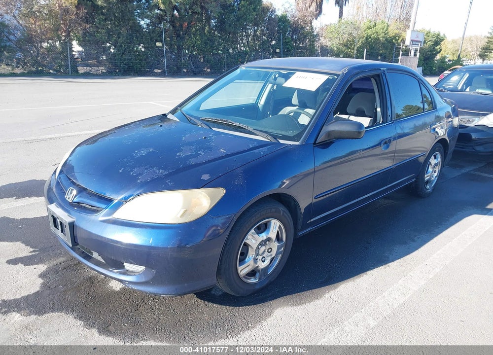 2004 HONDA CIVIC LX VIN: JHMES16564S001252