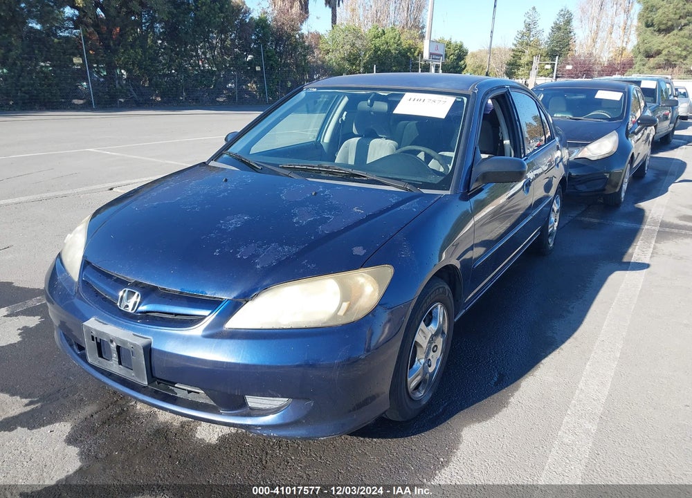 2004 HONDA CIVIC LX VIN: JHMES16564S001252