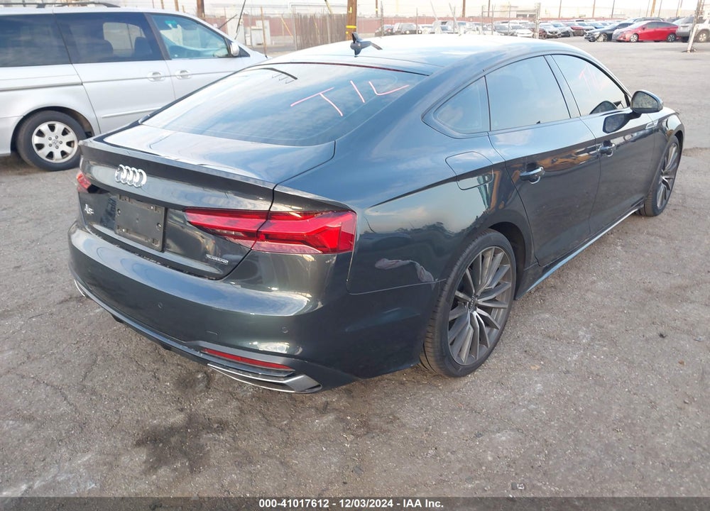 2022 AUDI A5 SPORTBACK PREMIUM PLUS 40 TFSI QUATTRO S TRONIC VIN: WAUCBCF58NA005960