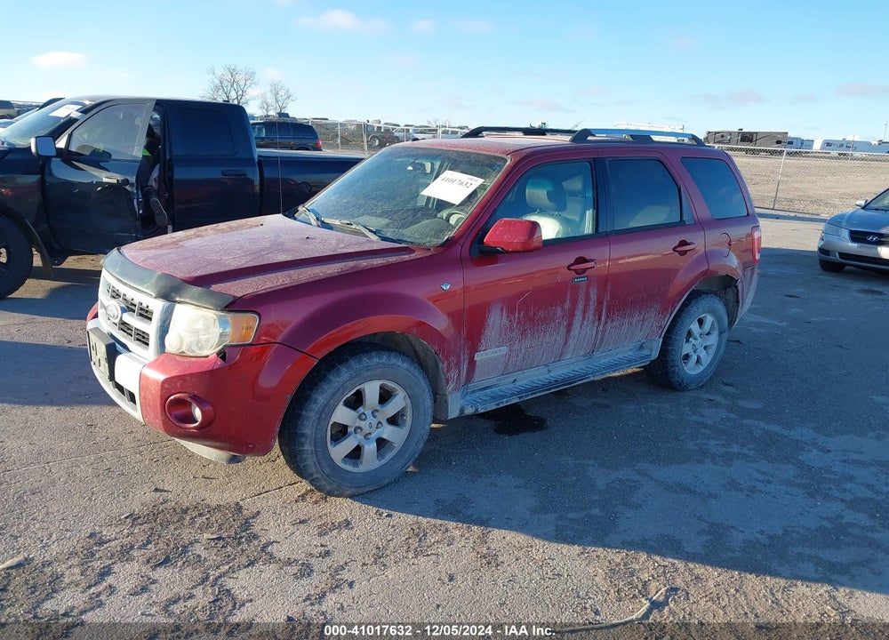 2008 FORD ESCAPE LIMITED VIN: 1FMCU94108KB89723