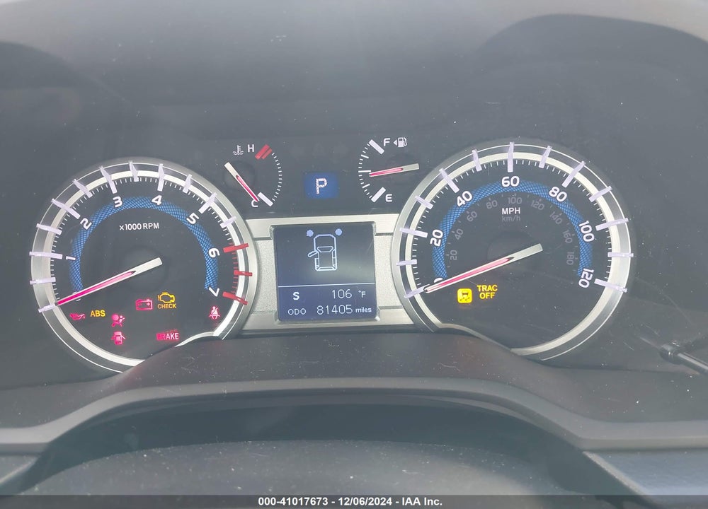 2016 TOYOTA 4RUNNER LIMITED VIN: JTEBU5JR4G5366365