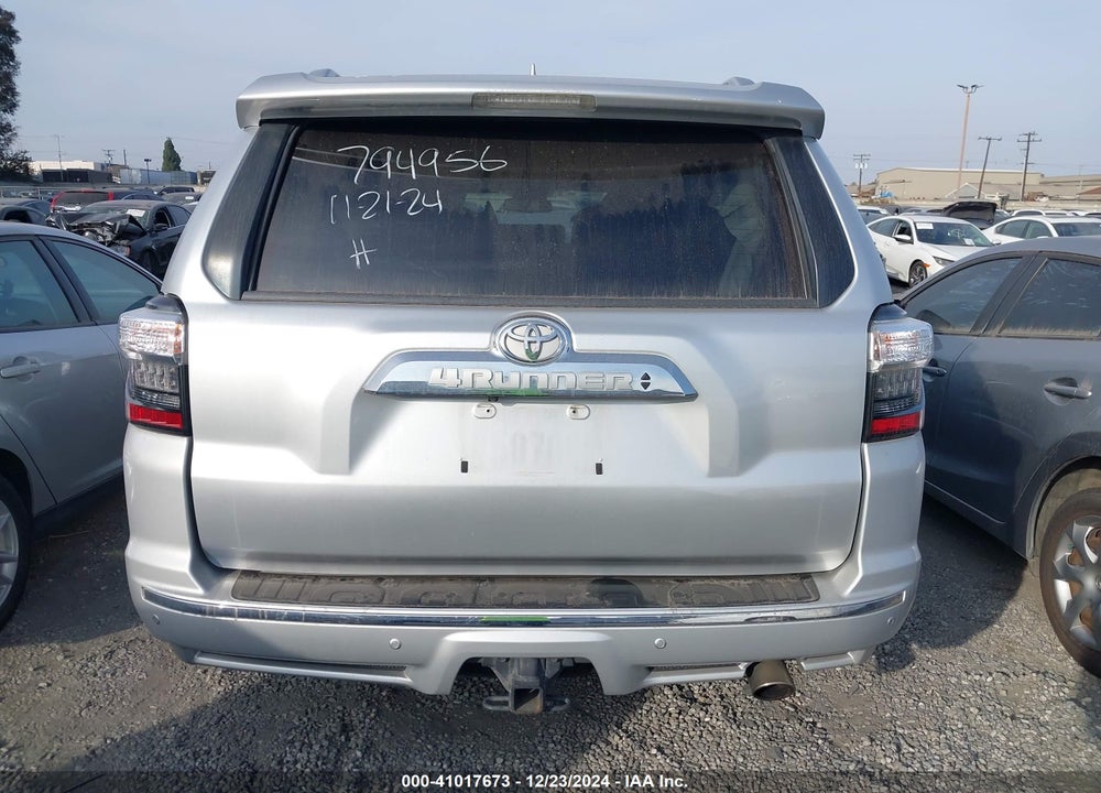 2016 TOYOTA 4RUNNER LIMITED VIN: JTEBU5JR4G5366365
