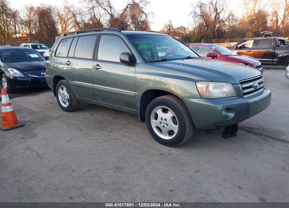 2004 TOYOTA HIGHLANDER LIMITED V6 VIN: JTEEP21A640034255