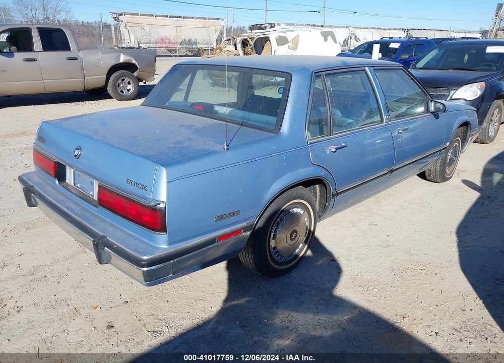 1987 BUICK LESABRE CUSTOM VIN: 1G4HP5134HH405162